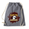 PRINTFASHION fluffinfluffpanda - Sportzsák, Tornazsák - Grafitszürke