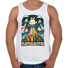 PRINTFASHION Fluffocalypse - Férfi atléta - Fehér atléta, trikó