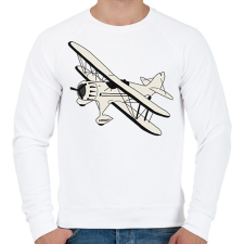 PRINTFASHION flying - Férfi pulóver - Fehér férfi pulóver, kardigán
