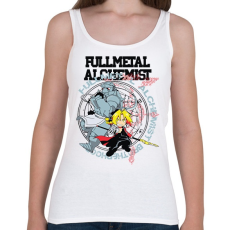 PRINTFASHION FMA Brotherhood - Női atléta - Fehér