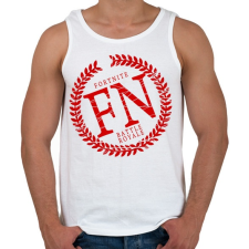 PRINTFASHION FN Battle Royale - Férfi atléta - Fehér atléta, trikó