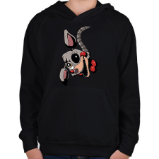 PRINTFASHION FNAF #2 - Gyerek kapucnis pulóver - Fekete gyerek pulóver, kardigán