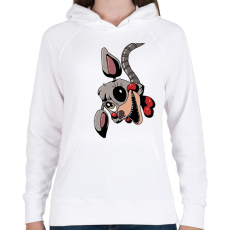PRINTFASHION FNAF #2 - Női kapucnis pulóver - Fehér