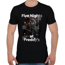 PRINTFASHION FNAF - Férfi póló - Fekete férfi póló
