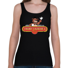 PRINTFASHION fnaf logó (kopott) - Női atléta - Fekete női trikó