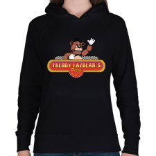 PRINTFASHION fnaf logó (sima) - Női kapucnis pulóver - Fekete női pulóver, kardigán