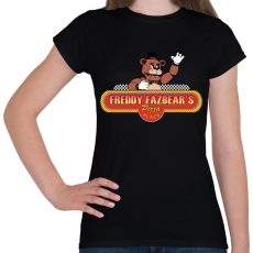 PRINTFASHION fnaf logó (sima) - Női póló - Fekete