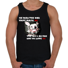 PRINTFASHION fnaf mangle dalszöveggel - Férfi atléta - Fekete atléta, trikó
