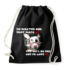 PRINTFASHION fnaf mangle dalszöveggel - Sportzsák, Tornazsák - Fekete tornazsák