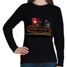 PRINTFASHION Fnaf tábla - Női pulóver - Fekete női pulóver, kardigán