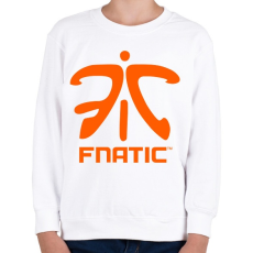 PRINTFASHION Fnatic logo - Gyerek pulóver - Fehér