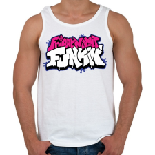 PRINTFASHION FNF - Férfi atléta - Fehér atléta, trikó