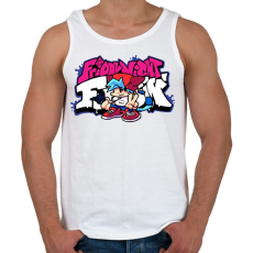 PRINTFASHION FNF - Férfi atléta - Fehér