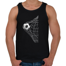 PRINTFASHION Foci - Férfi atléta - Fekete