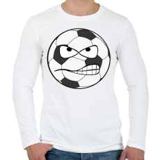 PRINTFASHION Foci - Férfi hosszú ujjú póló - Fehér