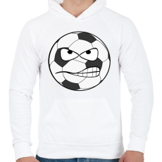 PRINTFASHION Foci - Férfi kapucnis pulóver - Fehér