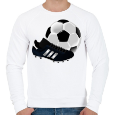 PRINTFASHION Foci - Férfi pulóver - Fehér férfi pulóver, kardigán