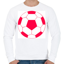 PRINTFASHION Foci - Férfi pulóver - Fehér férfi pulóver, kardigán
