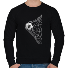 PRINTFASHION Foci - Férfi pulóver - Fekete férfi pulóver, kardigán
