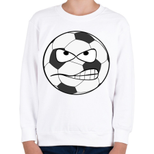 PRINTFASHION Foci - Gyerek pulóver - Fehér gyerek pulóver, kardigán