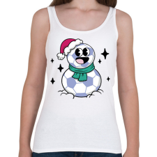 PRINTFASHION Foci hóember - Női atléta - Fehér női trikó