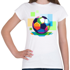 PRINTFASHION Foci labda - Női póló - Fehér női póló