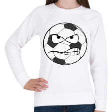 PRINTFASHION Foci - Női pulóver - Fehér női pulóver, kardigán