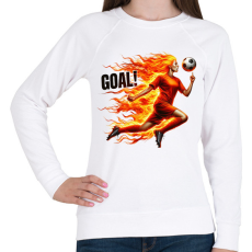 PRINTFASHION Foci - Női pulóver - Fehér