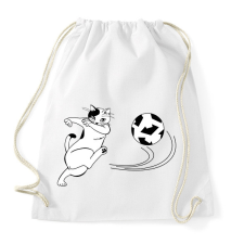 PRINTFASHION Foci - Sportzsák, Tornazsák - Fehér tornazsák