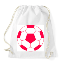 PRINTFASHION Foci  - Sportzsák, Tornazsák - Fehér tornazsák