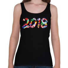 PRINTFASHION Foci VB 2018 - Női atléta - Fekete