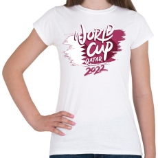 PRINTFASHION Foci VB Qatar 2022 - Női póló - Fehér