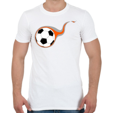 PRINTFASHION Focilabda - Férfi póló - Fehér férfi póló