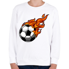 PRINTFASHION Focilabda  - Gyerek pulóver - Fehér