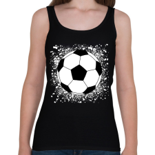 PRINTFASHION focilabda - Női atléta - Fekete női trikó