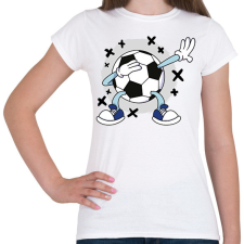 PRINTFASHION Focilabda - Női póló - Fehér női póló