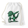PRINTFASHION Focis dínó - Sportzsák, Tornazsák - Fehér