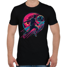 PRINTFASHION Focis póló - Férfi póló - Fekete férfi póló