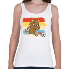 PRINTFASHION Focista macska - Női atléta - Fehér