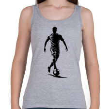 PRINTFASHION Focista - Női atléta - Sport szürke női trikó