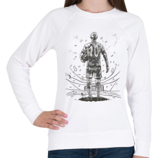 PRINTFASHION Focista - Női pulóver - Fehér