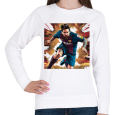 PRINTFASHION Focista - Női pulóver - Fehér