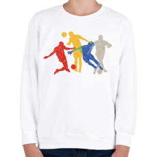 PRINTFASHION Focisták  - Gyerek pulóver - Fehér