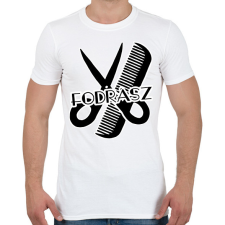 PRINTFASHION fodrász - Férfi póló - Fehér férfi póló