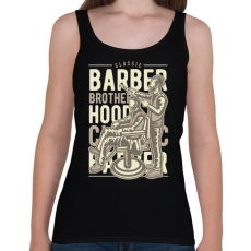 PRINTFASHION Fodrász - Női atléta - Fekete