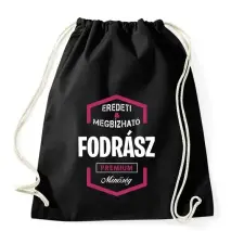 PRINTFASHION Fodrász prémium minőség - Sportzsák, Tornazsák - Fekete tornazsák