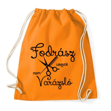 PRINTFASHION Fodrász vagyok, nem varázsló - Sportzsák, Tornazsák - Narancssárga tornazsák