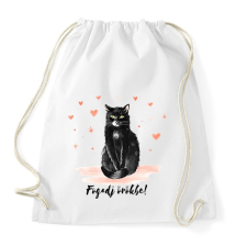 PRINTFASHION Fogadj örökbe - Sportzsák, Tornazsák - Fehér tornazsák