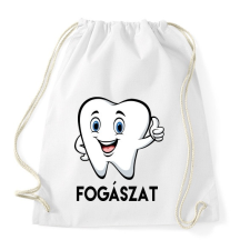 PRINTFASHION Fogászat - Sportzsák, Tornazsák - Fehér tornazsák