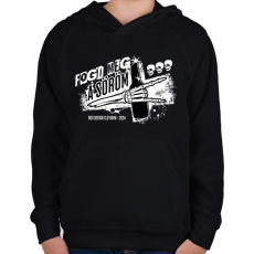 PRINTFASHION Fogd meg a söröm - Gyerek kapucnis pulóver - Fekete